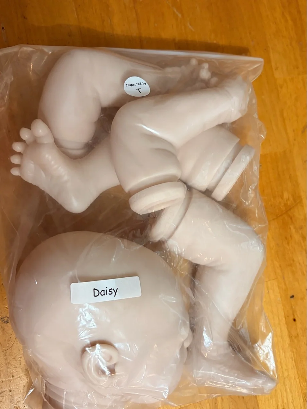 Unpainted Reborn Baby Doll Kit - Flesh Tone DAISY